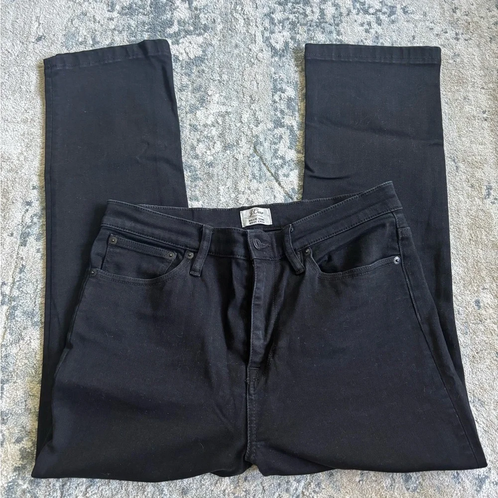 J. Crew Women's Dark Black Billie Demi Boot Crop Jean